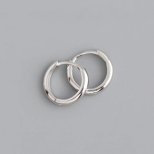 Créoles Géométriques en Argent 925 pour Femme