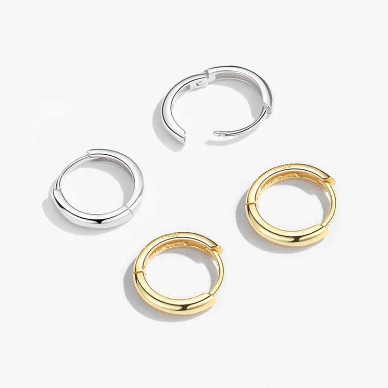 Créoles Géométriques en Argent 925 pour Femme