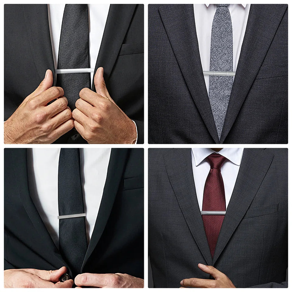 Pince À Cravate Minimaliste En Cuivre Pour Homme