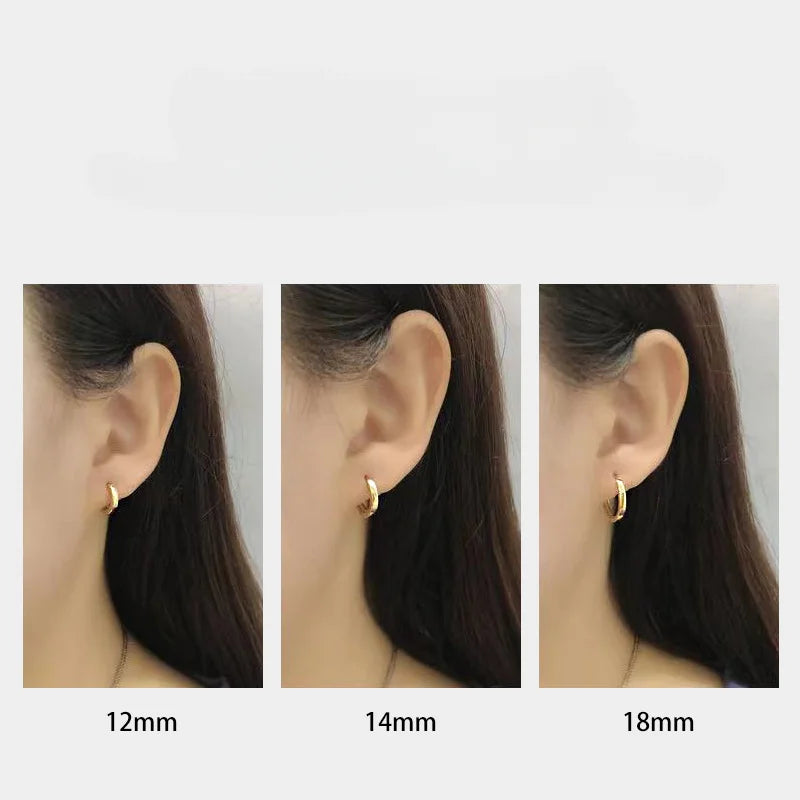 Créoles Géométriques en Argent 925 pour Femme