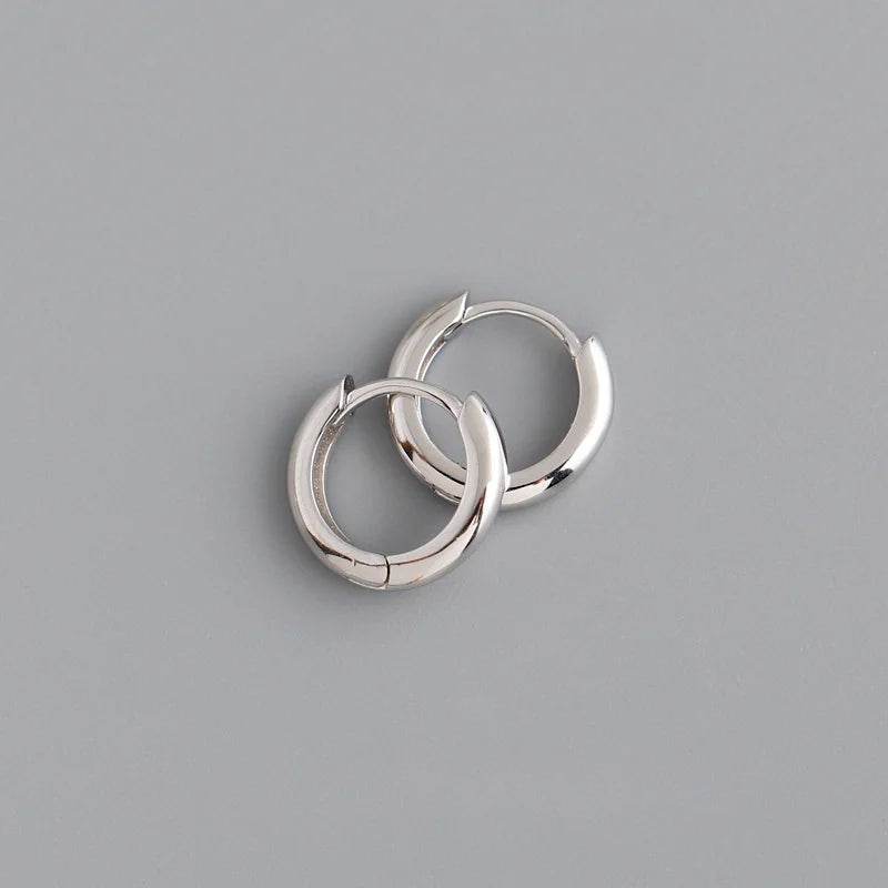 Créoles Géométriques en Argent 925 pour Femme