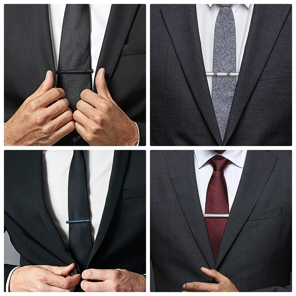 Pince À Cravate Minimaliste En Cuivre Pour Homme